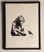 BANKSY : lithografie met certificaat, Antiek en Kunst, Ophalen of Verzenden