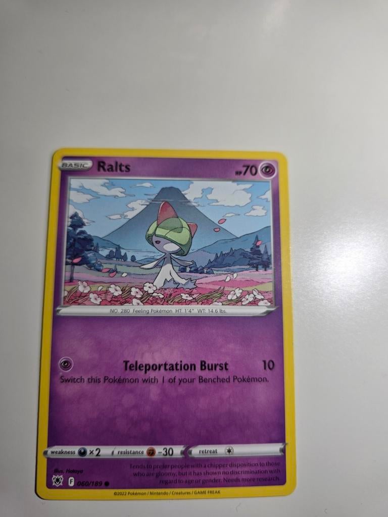 Ralts Pokemon kaart, Ophalen of Verzenden