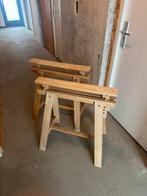 Houten schragen IKEA mittback, Doe-het-zelf en Verbouw, Ophalen, Gebruikt, Minder dan 70 cm, Inklapbaar