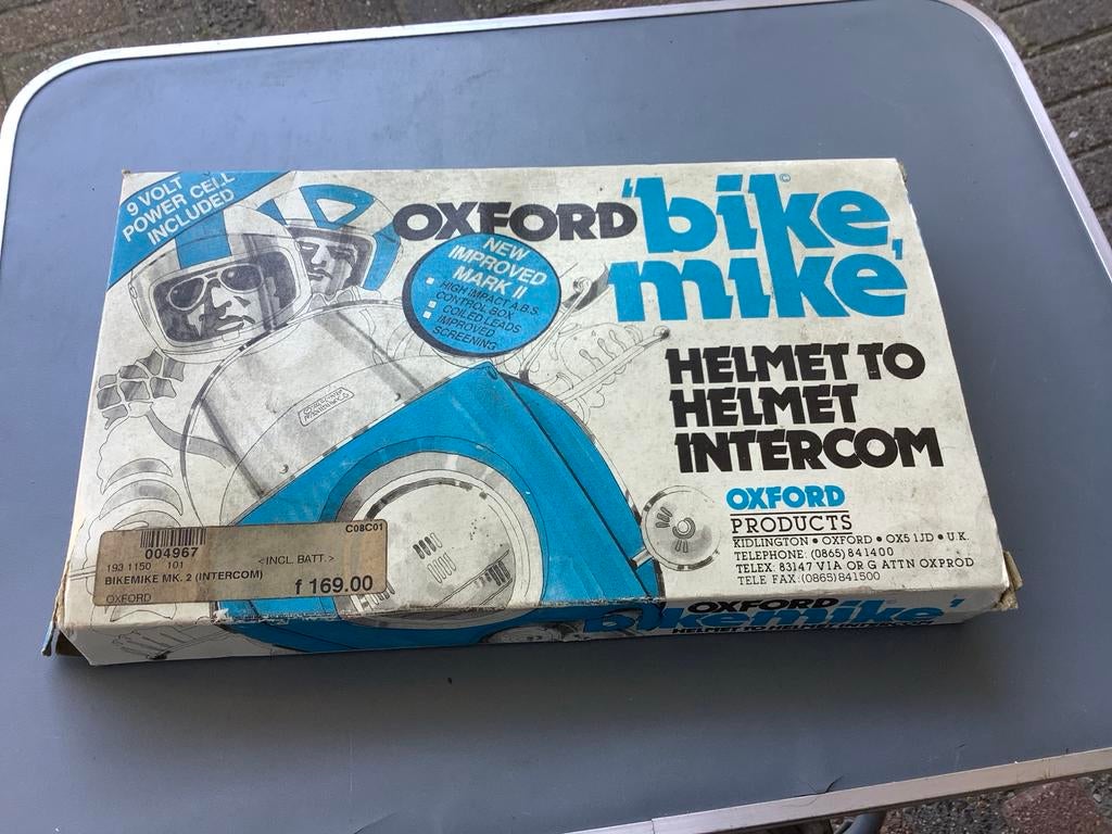 Oxford Bike Mike MK.2 Helm Intercom. Nieuw in doos, vintage!, Verzenden, Nieuw