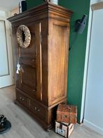 Statige Antiek-Look Kabinetkast / Buffetkast – Massief Hout, Ophalen