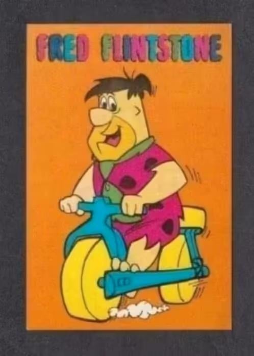 De Flintstones Fred Flintstone Tekenflim 1978., Verzamelen, Ophalen of Verzenden, 1960 tot 1980, Ongelopen, Cultuur en Media