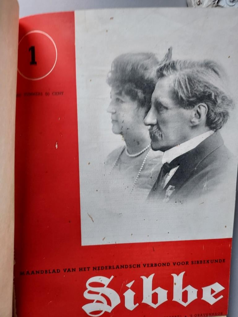 Sibbe Maandblad 1942 - Nederlands Verbond voor Sibbekunde, Ophalen of Verzenden, Gelezen, Overige typen