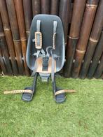 fietsstoeltje Ikki met windscherm en opzetstuk, Ophalen of Verzenden, Gebruikt, Voorzitje, Voetsteuntjes