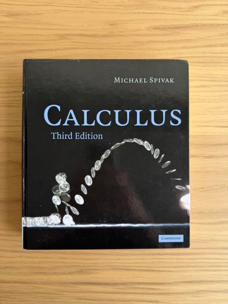 Calculus - Michael Spivak (Third Edition) - Hardcover, Ophalen of Verzenden, Zo goed als nieuw, Natuurwetenschap