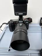 Ricoh XR-X met Sigma zoomlens en ringflitser, Ophalen, Gebruikt, Spiegelreflex