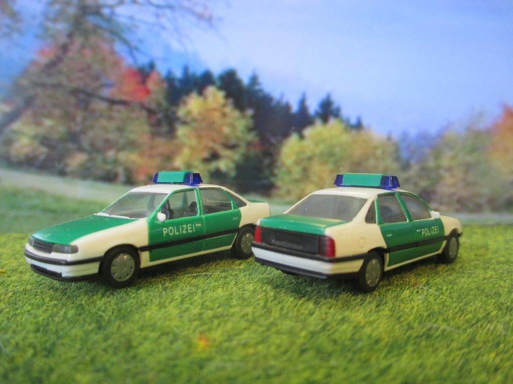 Opel Vectra A - Herpa Politie POLIZEI, Hobby en Vrije tijd, Modelauto's | 1:87, Ophalen of Verzenden, Zo goed als nieuw, Auto