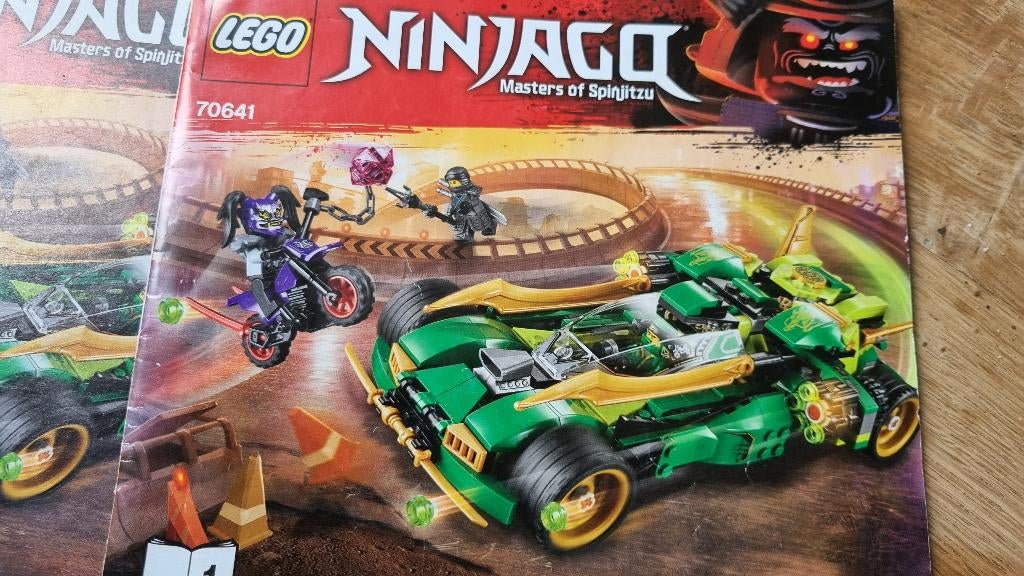 LEGO Ninjago 70641 - Lloyd's Nightcrawler (Incl. boekjes), Lego, Ophalen of Verzenden, Zo goed als nieuw, Ninjago