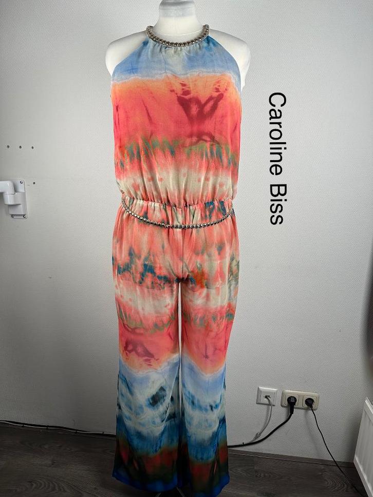 Caroline Biss Jumpsuit  (mt: 42) 16,3/9934, Kleding | Dames, Jumpsuits, Zo goed als nieuw, Maat 42/44 (L), Blauw, Ophalen of Verzenden