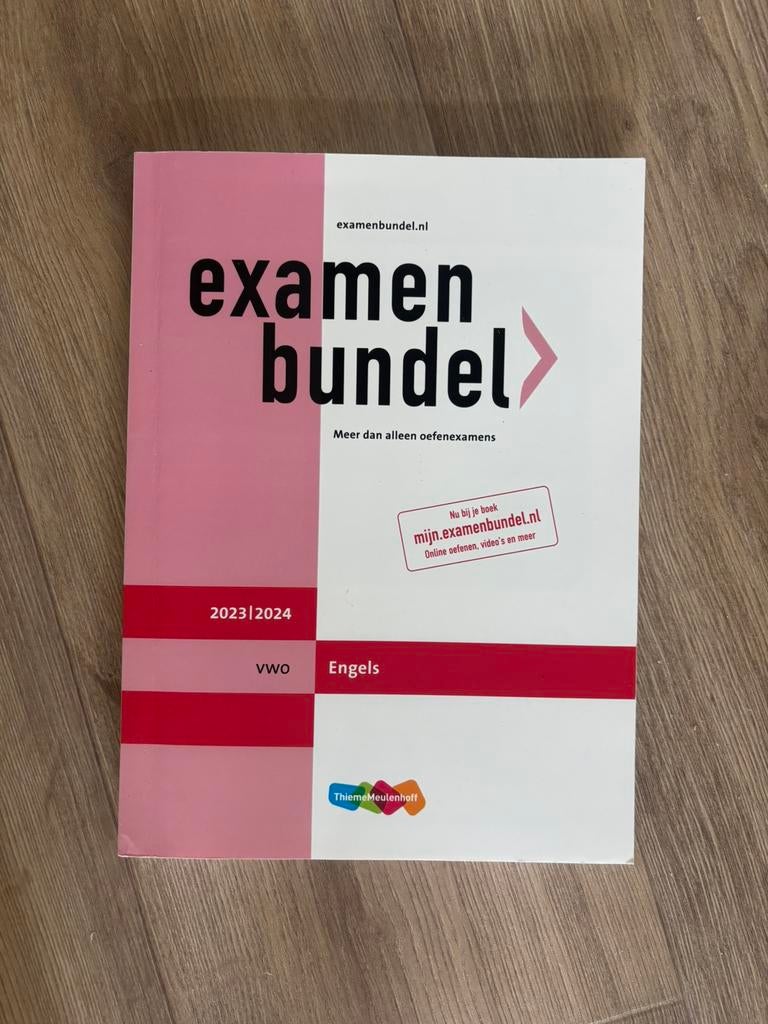 Examenbundel engels VWO, Boeken, Verzenden, Zo goed als nieuw, VWO, Engels