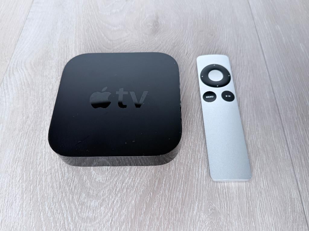 Apple TV 3e generatie (A1427) – incl. remote – AirPlay, Ophalen of Verzenden, Gebruikt, HDMI, Minder dan 500 GB