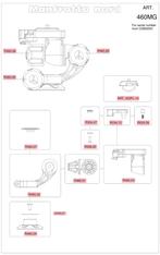 Onderdelen Manfrotto 460MG statiefkop, Tripodguru@outlook.com, Gebruikt, Tripodguru.com, Overige typen