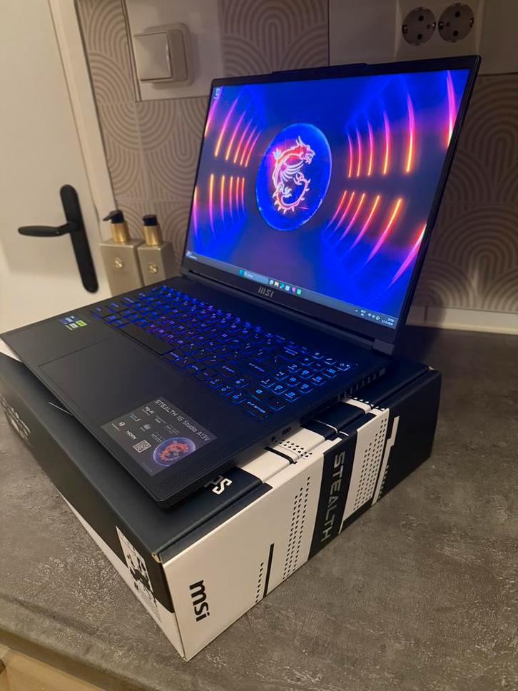 MSI Stealth Game Laptop | 4060 | 240hz | 2TB, Computers en Software, Windows Laptops, Zo goed als nieuw, 16 inch, SSD, 4 Ghz of meer