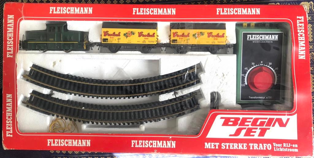Fleischmann beginset 6300, Hobby en Vrije tijd, Modeltreinen | H0, Gebruikt, Gelijkstroom, Fleischmann, Wagon