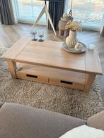 Salontafel Amore 70x130 cm White Wash eiken mat gelakt, Huis en Inrichting, Tafels | Salontafels, 100 tot 150 cm, Eikenhout, Zo goed als nieuw