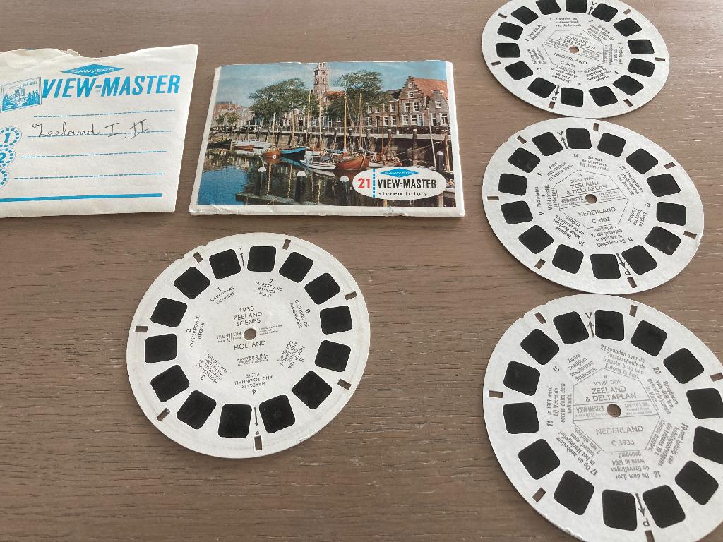 viewmaster schijfjes Zeeland en Delta  plan, Verzamelen, Speelgoed, Zo goed als nieuw, Verzenden