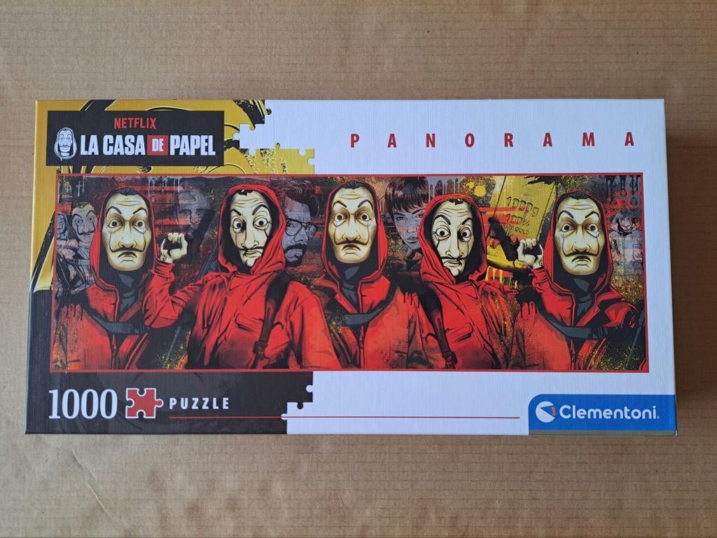 La casa de papel puzzel 1000 stukjes, Ophalen of Verzenden, 500 t/m 1500 stukjes, Zo goed als nieuw
