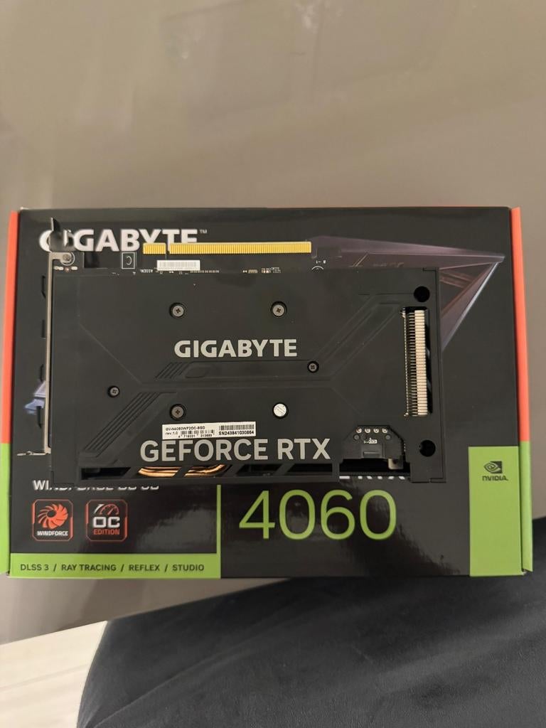 Gigabyte GeForce RTX 4060 Windforce OC 8G Videokaart, Computers en Software, Videokaarten, GDDR6, PCI-Express 4, Ophalen of Verzenden