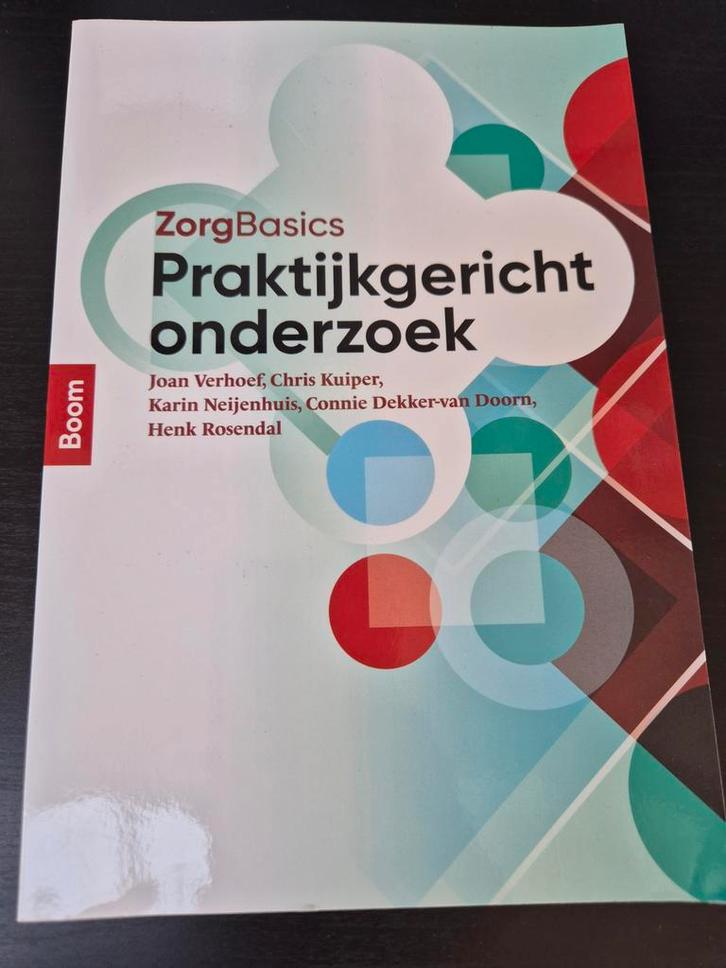 ZorgBasics Praktijkgericht onderzoek, Boeken, Studieboeken en Cursussen, Nieuw, HBO, Ophalen of Verzenden