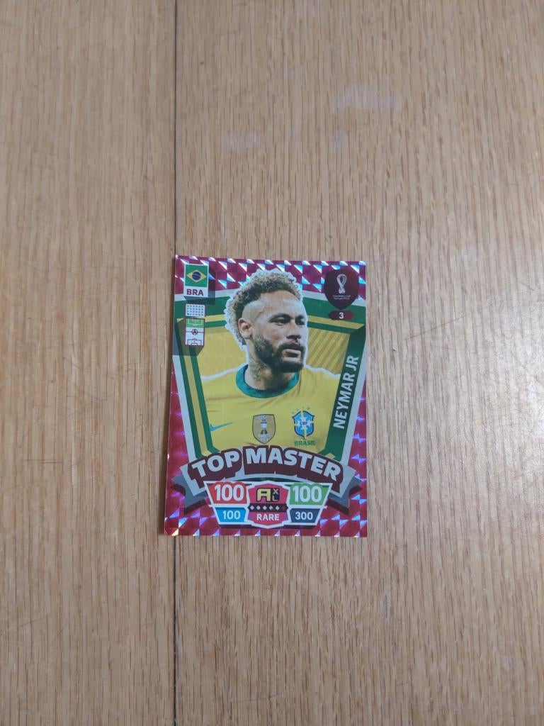 Neymar Top Master Panini WK 2022, Ophalen of Verzenden, Zo goed als nieuw, Plaatje