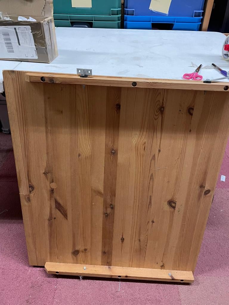 IVar Ikea bureauplank 70x80 voor 80x50 rek., Huis en Inrichting, Kasten | Stellingkasten, Gebruikt, Ophalen