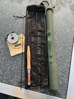 Vliegvis hengel #2 met reeltje en lijn., Ophalen of Verzenden, Zo goed als nieuw, Complete set