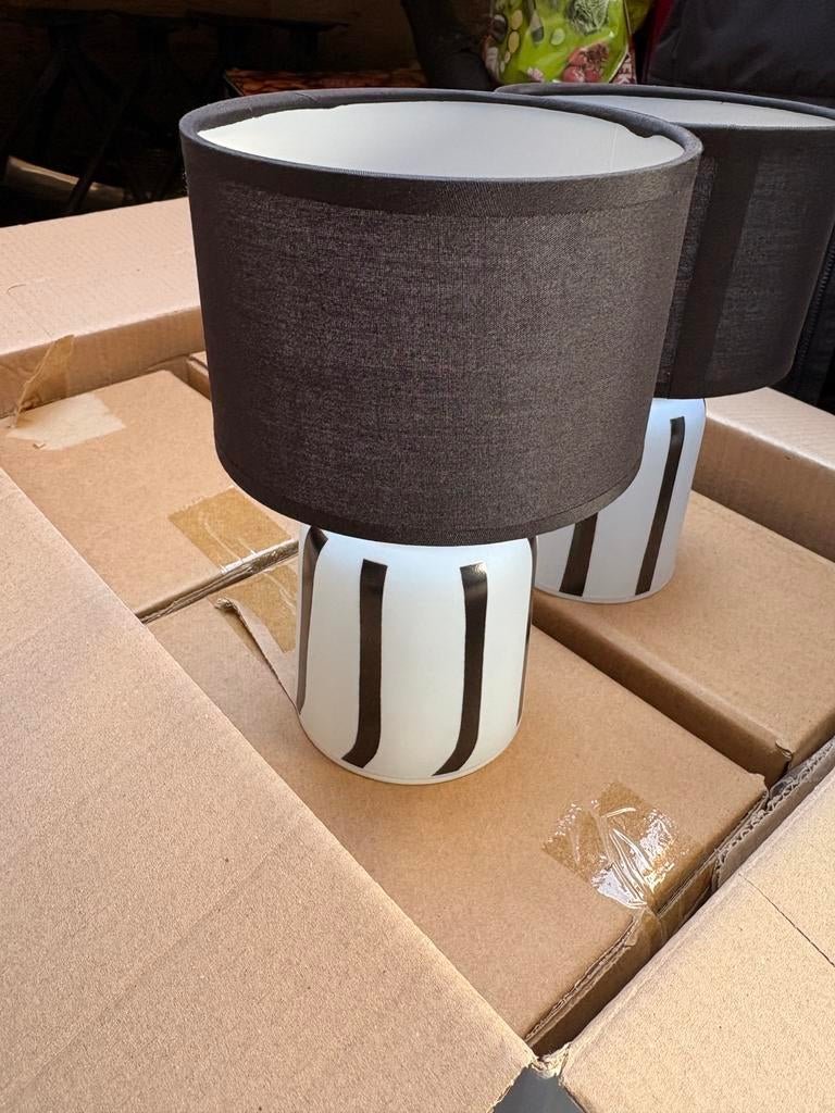 Partij  van 10 tafel led lampen, Huis en Inrichting, Lampen | Lampenkappen, Zwart, Rond, Nieuw, Ophalen of Verzenden