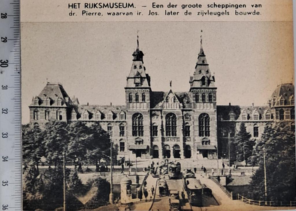 Amsterdam 1941, Rijksmuseum van Dr. Pierre Cuypers, Verzenden, 1940 tot 1960, Gebruikt, Gebouw