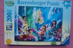 RAVENSBURGER DISNEY FAIRIES KINDERPUZZLE 200XXL 2.95euro., Ophalen of Verzenden, Minder dan 500 stukjes, Zo goed als nieuw, Legpuzzel