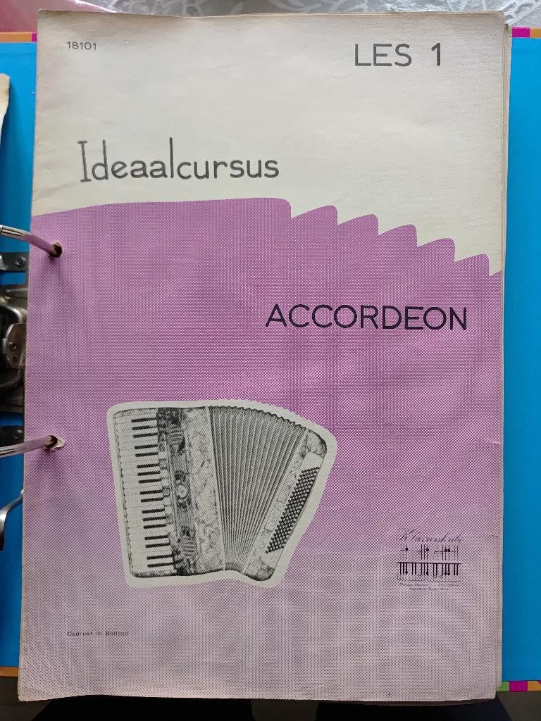 Cursus 96 lessen accordeon Klavarskribo voor beginners, Gebruikt, Overige genres, Les of Cursus, Ophalen of Verzenden