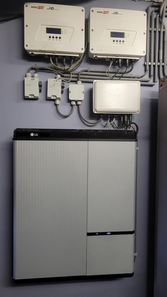 Energie opslag thuis LG RESU10H met omvormer, Doe-het-zelf en Verbouw, Zonnepanelen en Toebehoren, Ophalen, Zo goed als nieuw