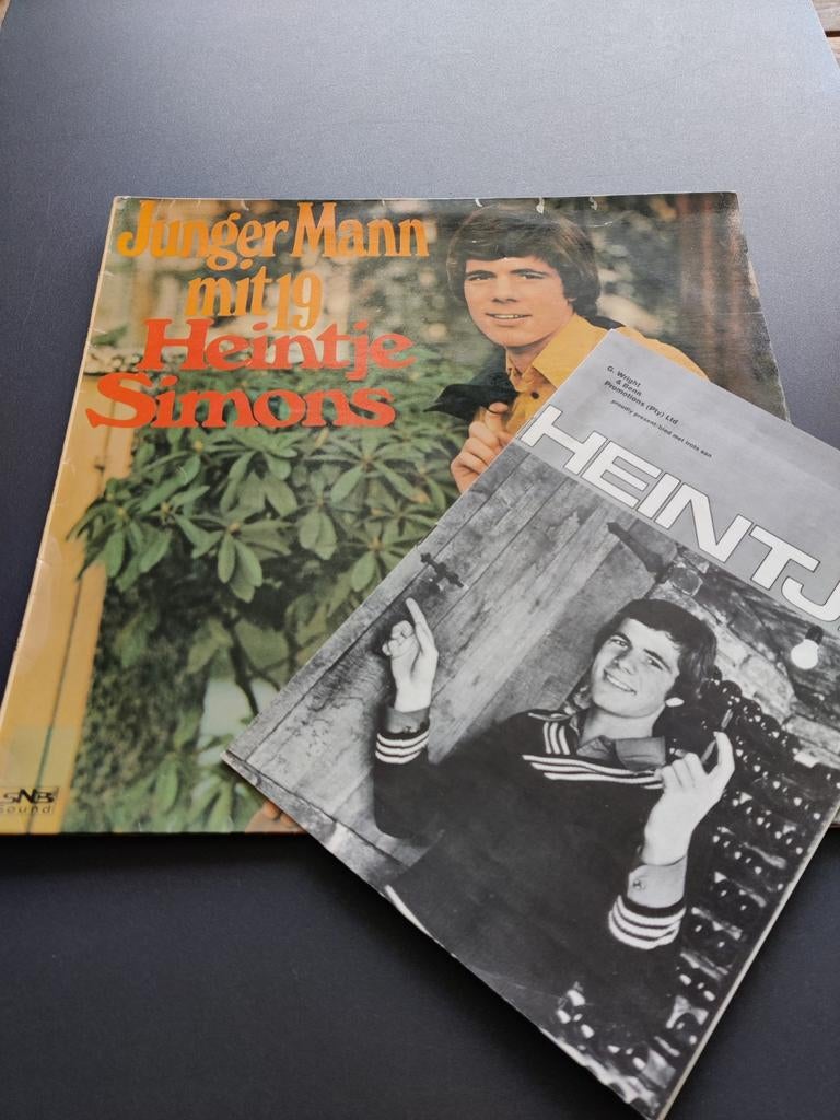 Heintje Simons / Junger Mann Mit 19, Ophalen of Verzenden, Gebruikt, 12 inch, Levenslied of Smartlap