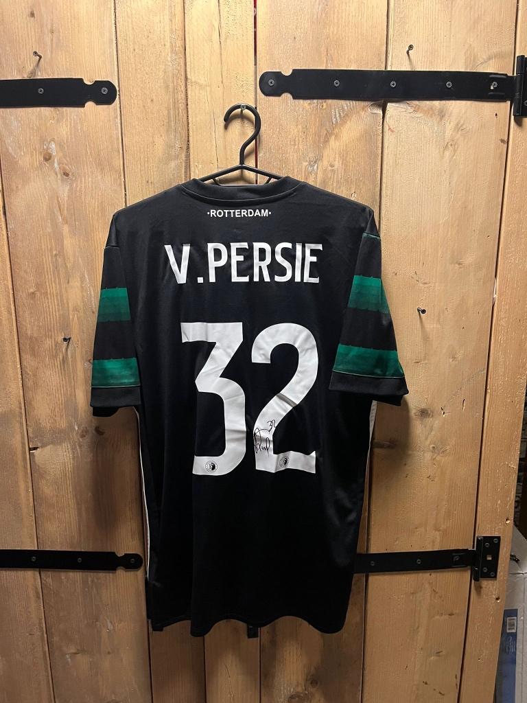 Van persie Feyenoord shirt gesigneerd, Verzamelen, Sportartikelen en Voetbal, Ophalen of Verzenden, Zo goed als nieuw, Feyenoord