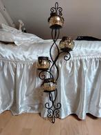 Wand Kandelaar met 4 waxine licht, Ophalen of Verzenden