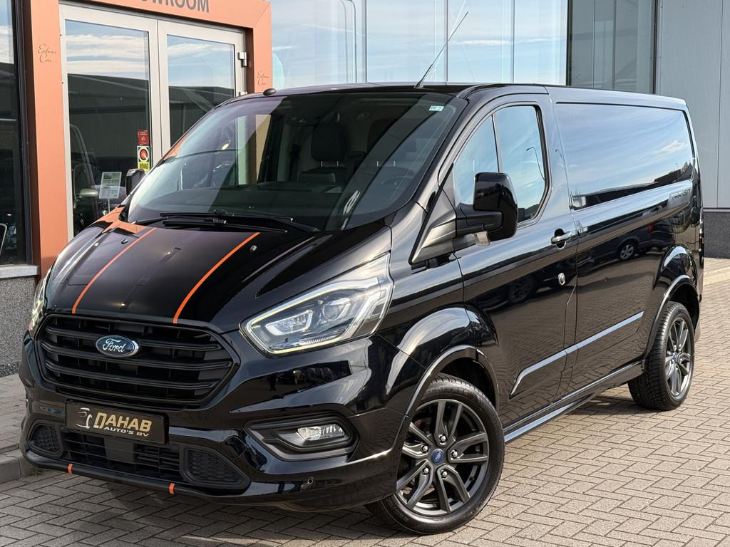 Ford Transit Custom 320 2.0 TDCI L1H1 MARGE | ACC | Winterpa, Auto's, Bestelauto's, Gebruikt, Zwart, 4 cilinders, Zwart