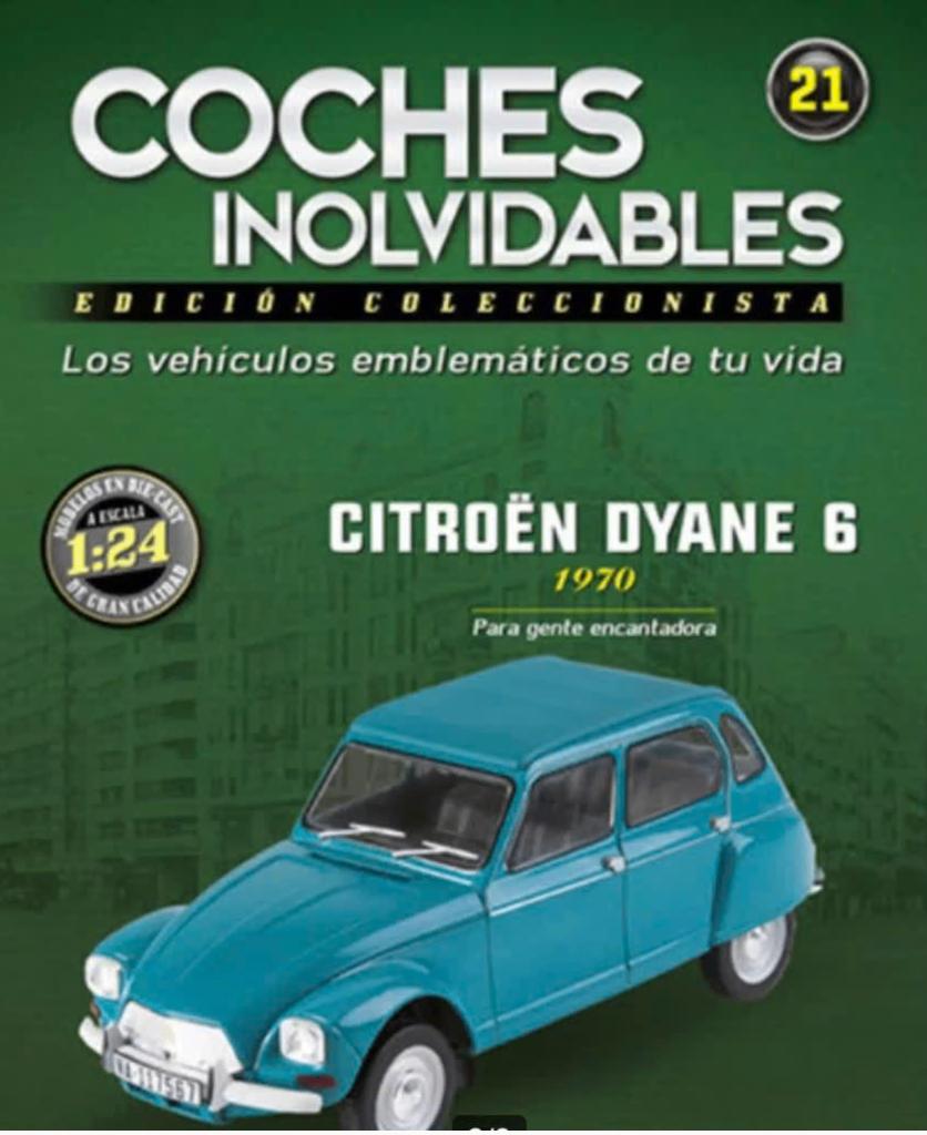 Citroen Dyane 6 1970 schaal 1/24 coches inolvidables # 21, Verzenden, Nieuw, Auto, Overige merken
