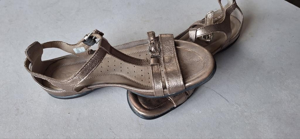 Z.g.a.n Ecco sandalen maat 38, Kleding | Dames, Schoenen, Ecco, Overige kleuren, Zo goed als nieuw, Sandalen of Muiltjes