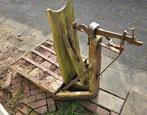 Oude bascule weegschaal, Ophalen of Verzenden, Gebruikt, Vloerweegschaal, 200 kg of meer