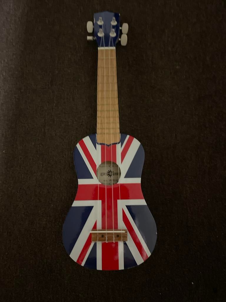 Ukelele met Union Jack design - Nette staat, Ophalen of Verzenden, Zo goed als nieuw, Ukelele