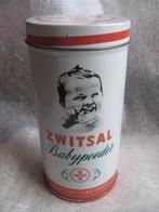 Groot Blik ZWITSAL Babypoeder met NIET Werkend Muziekdoosje, Antiek en Kunst, Verzenden