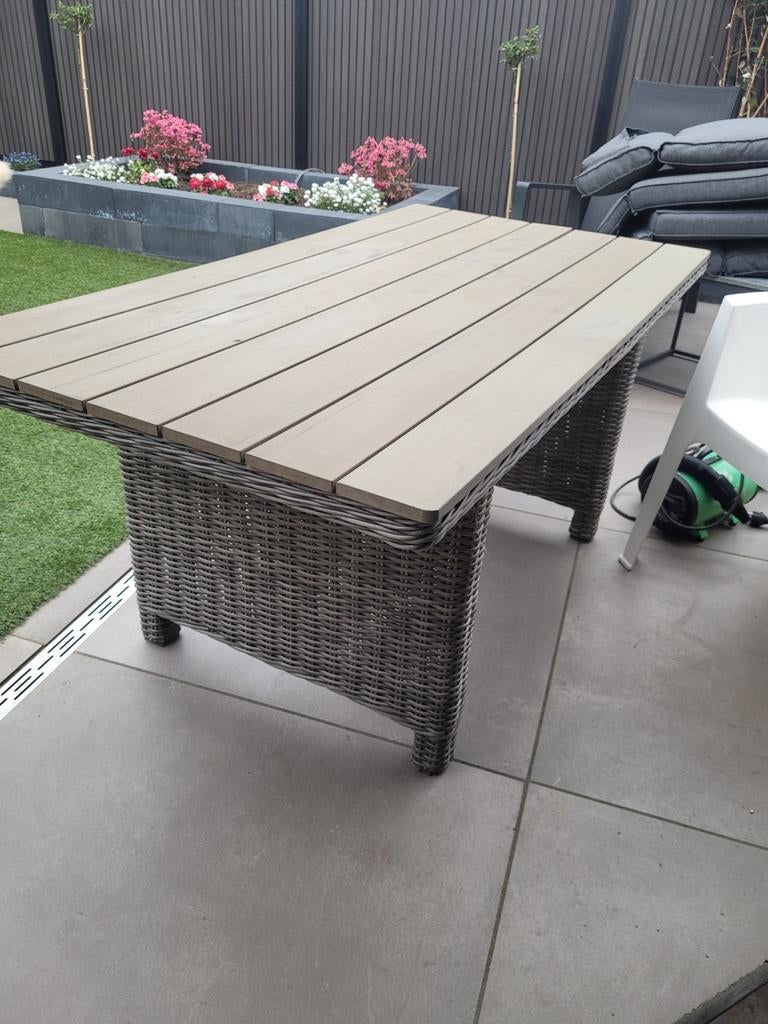 Houten tuintafel, Tuin en Terras, Tuintafels, Ophalen, Gebruikt, Rechthoekig, Hout