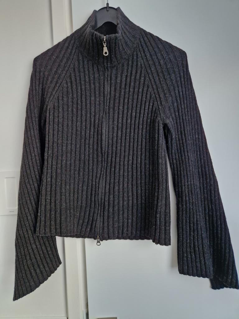 Sarah Pacini,  vest, M, antraciet, Sarah Pacini, Ophalen of Verzenden, Maat 36 (S), Grijs