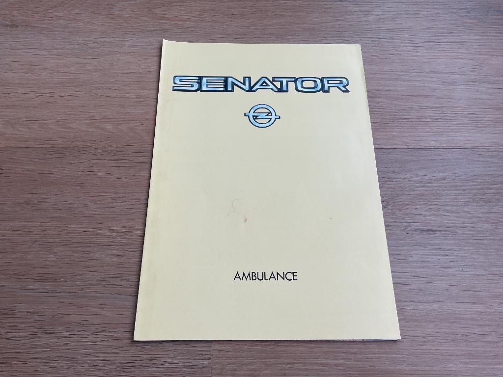 Opel Senator Ambulance 1983, Boeken, Ophalen of Verzenden, Zo goed als nieuw, Opel