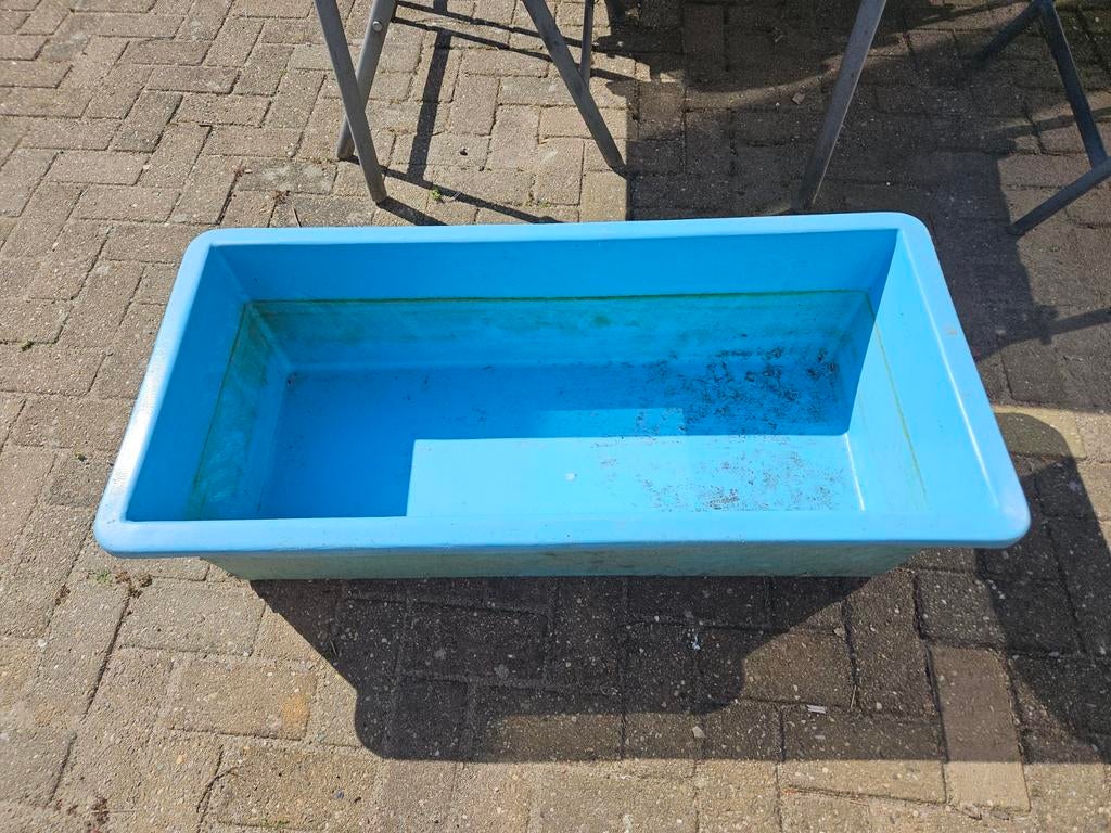 Polyester meetbak 1 meter +koibol 50cm, Ophalen