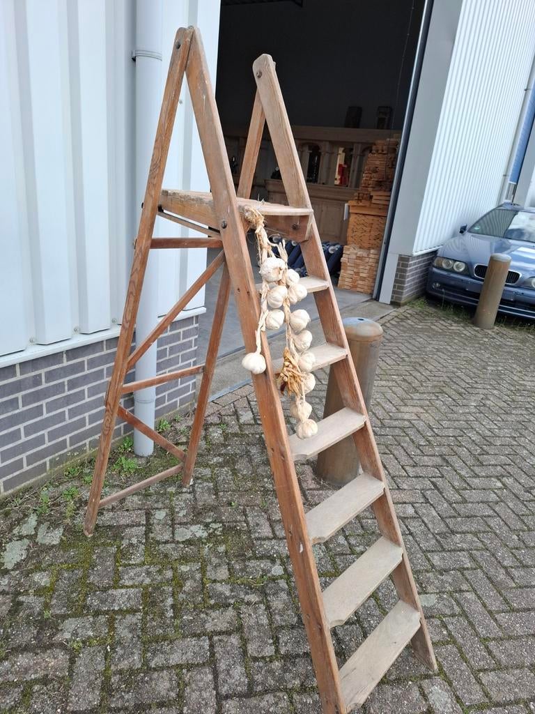 Decoratieve schildersladder /schilderstrap, Ophalen