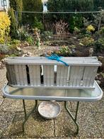 Aluminium gangway (loopplank) inklapbaar 185 cm, Ophalen, Zo goed als nieuw, Ankeren en Afmeren, Zeilboot of Motorboot