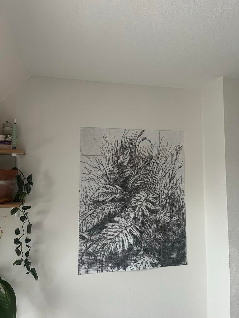 IXXI Wanddecoratie Planten Rijksmuseum 80x100 cm, Meerkleurig, Ophalen of Verzenden, Zo goed als nieuw, Wandbord of Wandpaneel