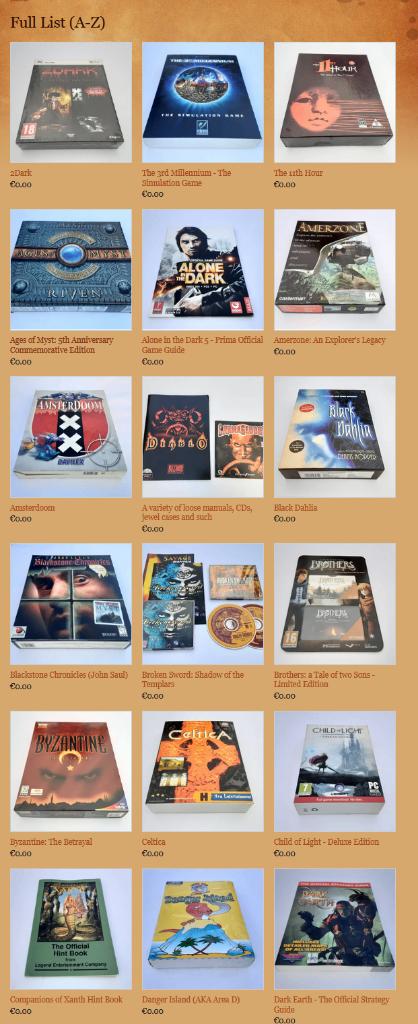 Verschillende Big Box games voor voornamelijk PC & MAC, Avontuur en Actie, Gebruikt, Allgames, Allgames