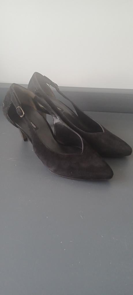Paul Green suede pumps maat 37, Ophalen of Verzenden, Zo goed als nieuw, Paul Green, Instappers