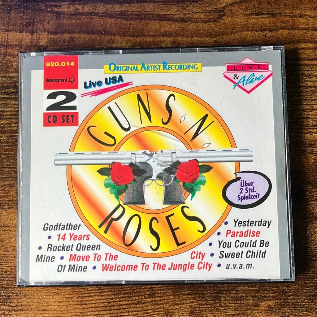 2CD Guns N’ Roses - Live USA, Ophalen of Verzenden, Gebruikt